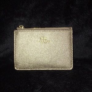 Coach credit card and change holder